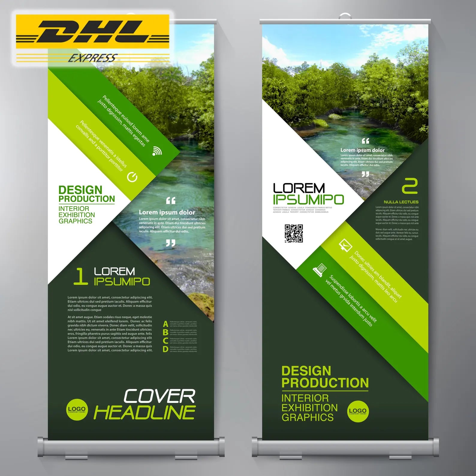 12 oz Anti-Curl Banner for Retractable Banners