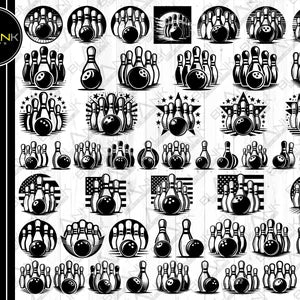 BOWLING CUT VINYL DECALS