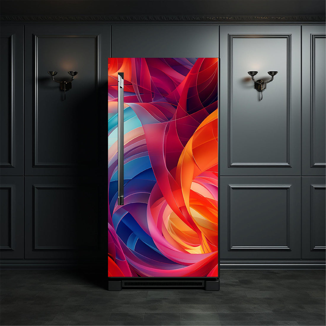 Abstract_1 Fridge Cover – Available in Magnet or Vinyl | Multiple Piece Sets