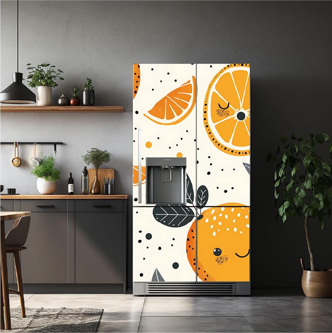 Fruit_1 Fridge Cover – Available in Magnet or Vinyl | Multiple Piece Sets
