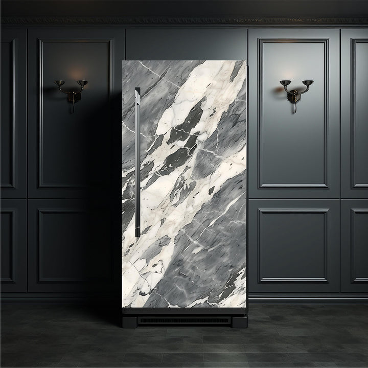 Marble_1 Fridge Cover – Available in Magnet or Vinyl | Multiple Piece Sets