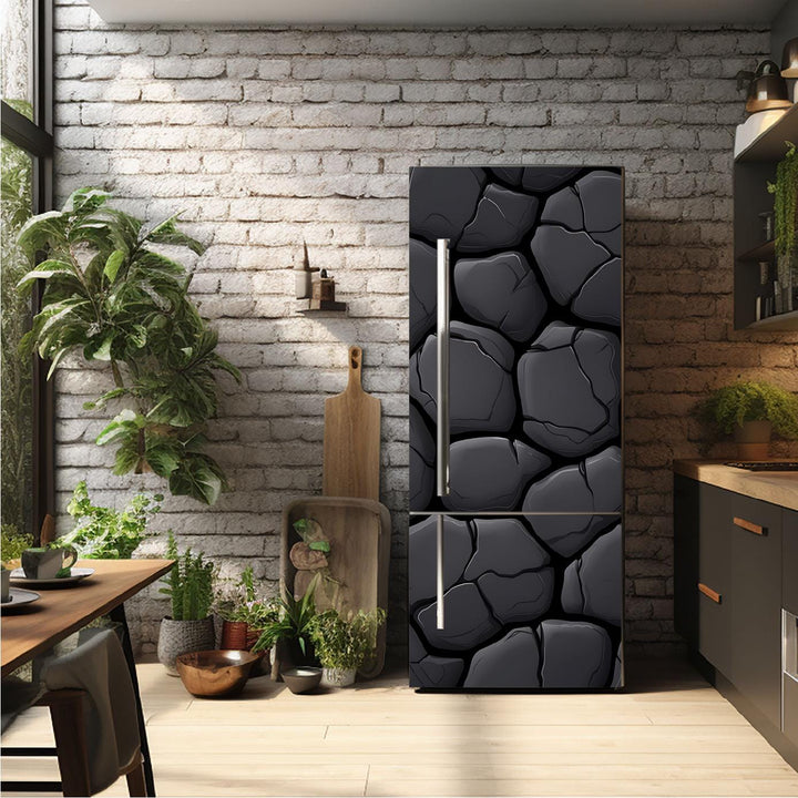 Stone_1 Fridge Cover – Available in Magnet or Vinyl | Multiple Piece Sets
