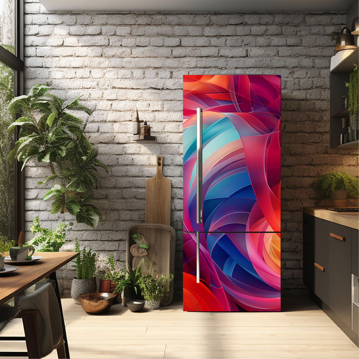 Abstract_1 Fridge Cover – Available in Magnet or Vinyl | Multiple Piece Sets