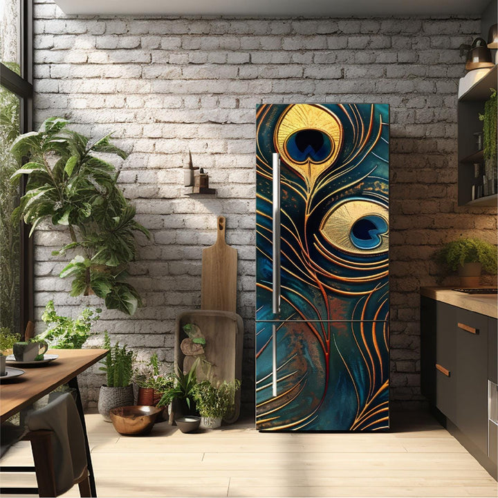 Art Deco_1 Fridge Cover – Available in Magnet or Vinyl | Multiple Piece Sets
