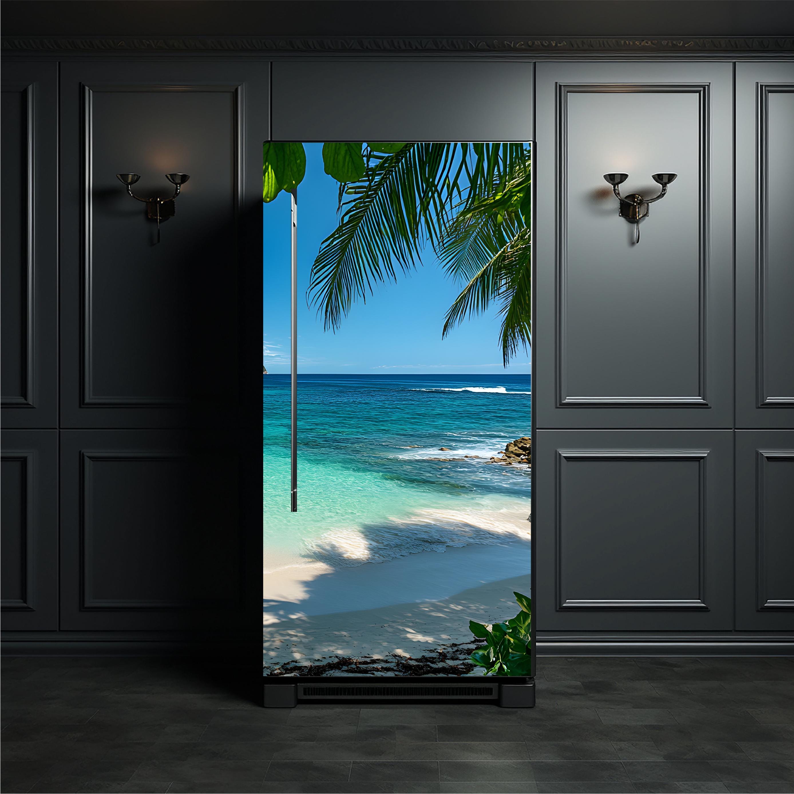 Beach_1 Fridge Cover – Available in Magnet or Vinyl | Multiple Piece Sets