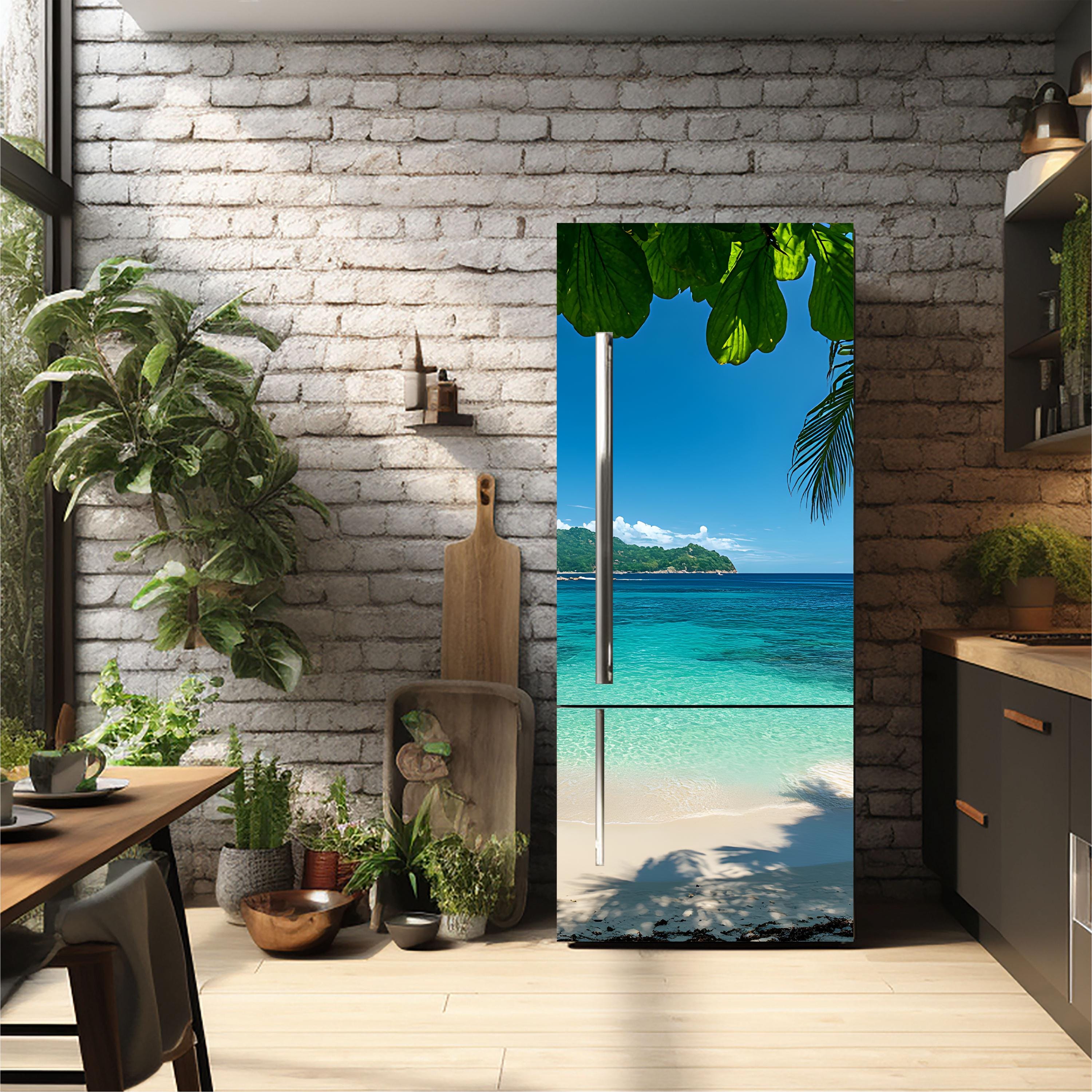 Beach_1 Fridge Cover – Available in Magnet or Vinyl | Multiple Piece Sets