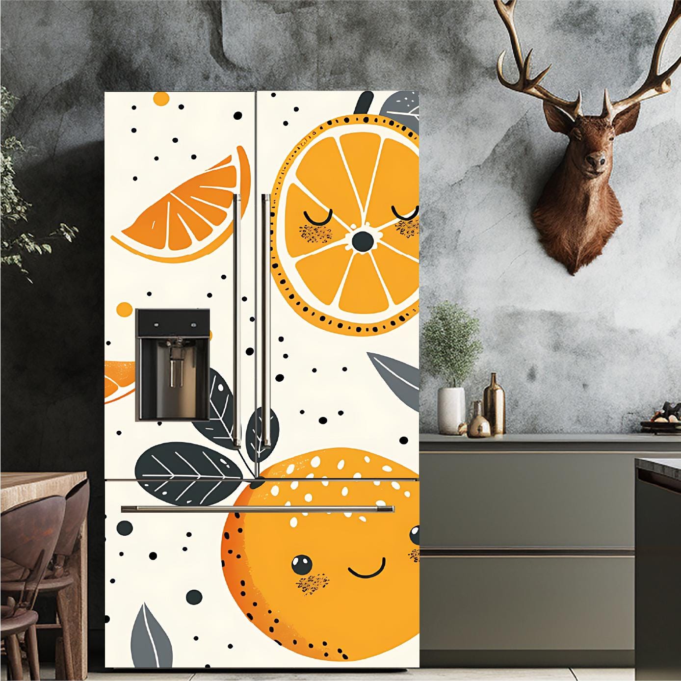 Fruit_1 Fridge Cover – Available in Magnet or Vinyl | Multiple Piece Sets