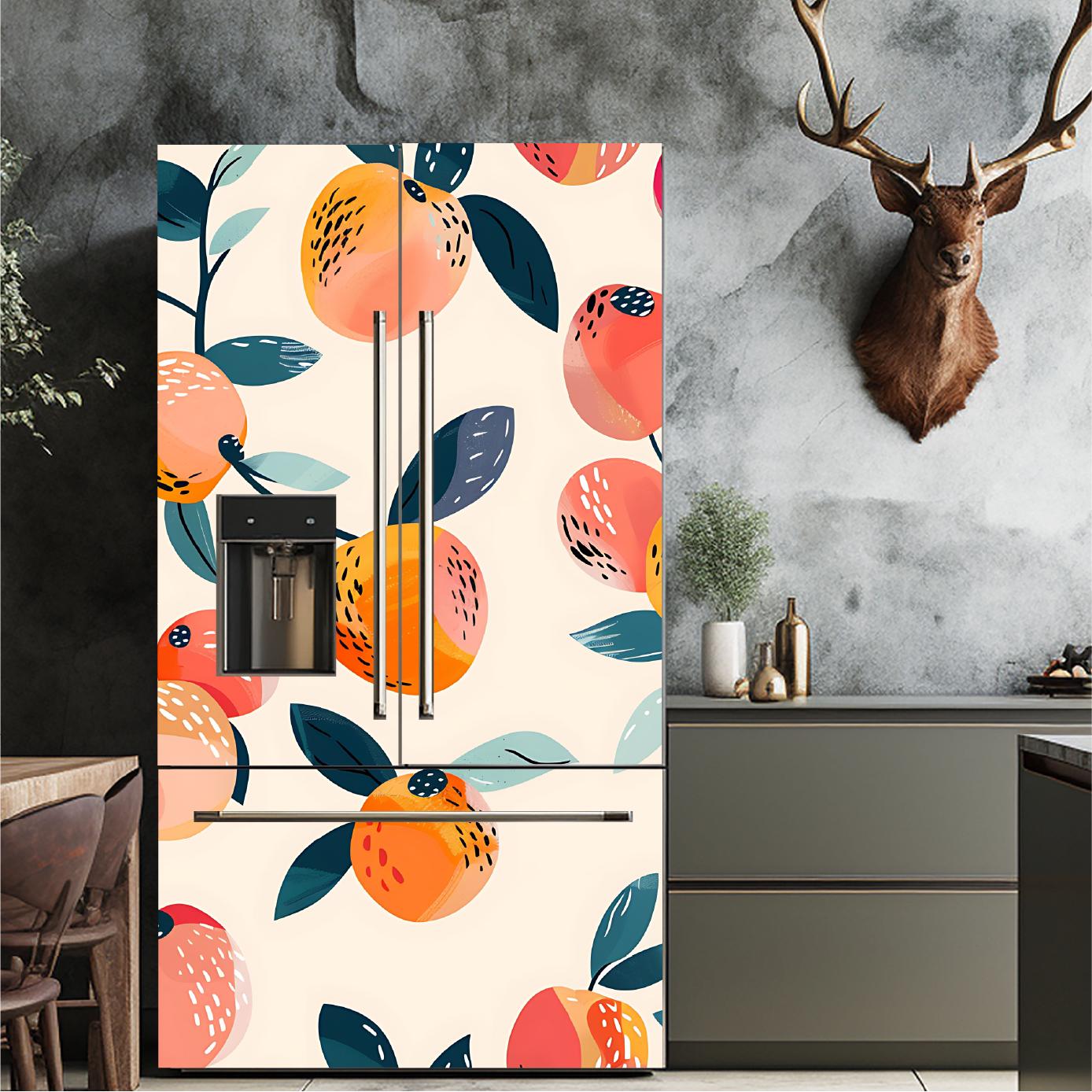 Fruit_2 Fridge Cover – Available in Magnet or Vinyl | Multiple Piece Sets