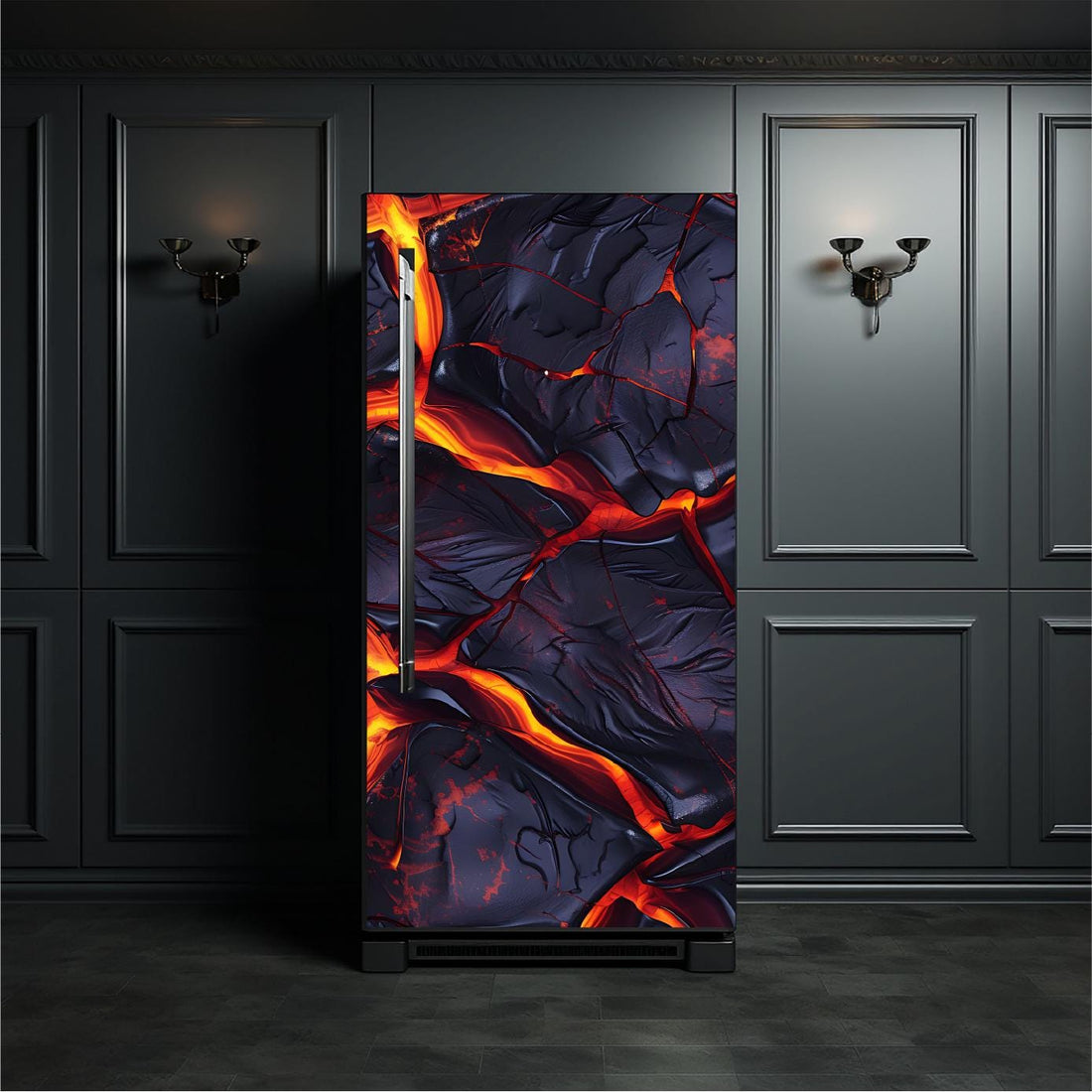 Lava_1 Fridge Cover – Available in Magnet or Vinyl | Multiple Piece Sets