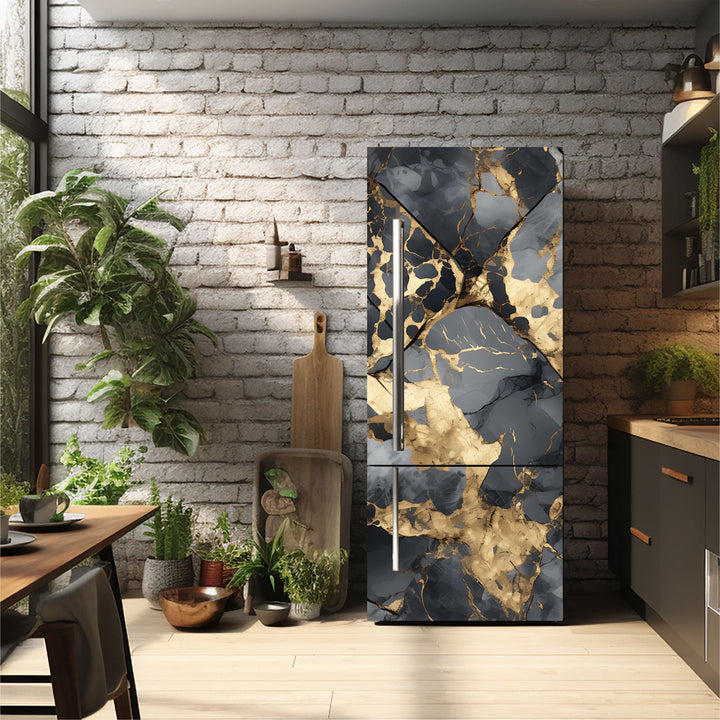 Marble_2 Fridge Cover – Available in Magnet or Vinyl | Multiple Piece Sets