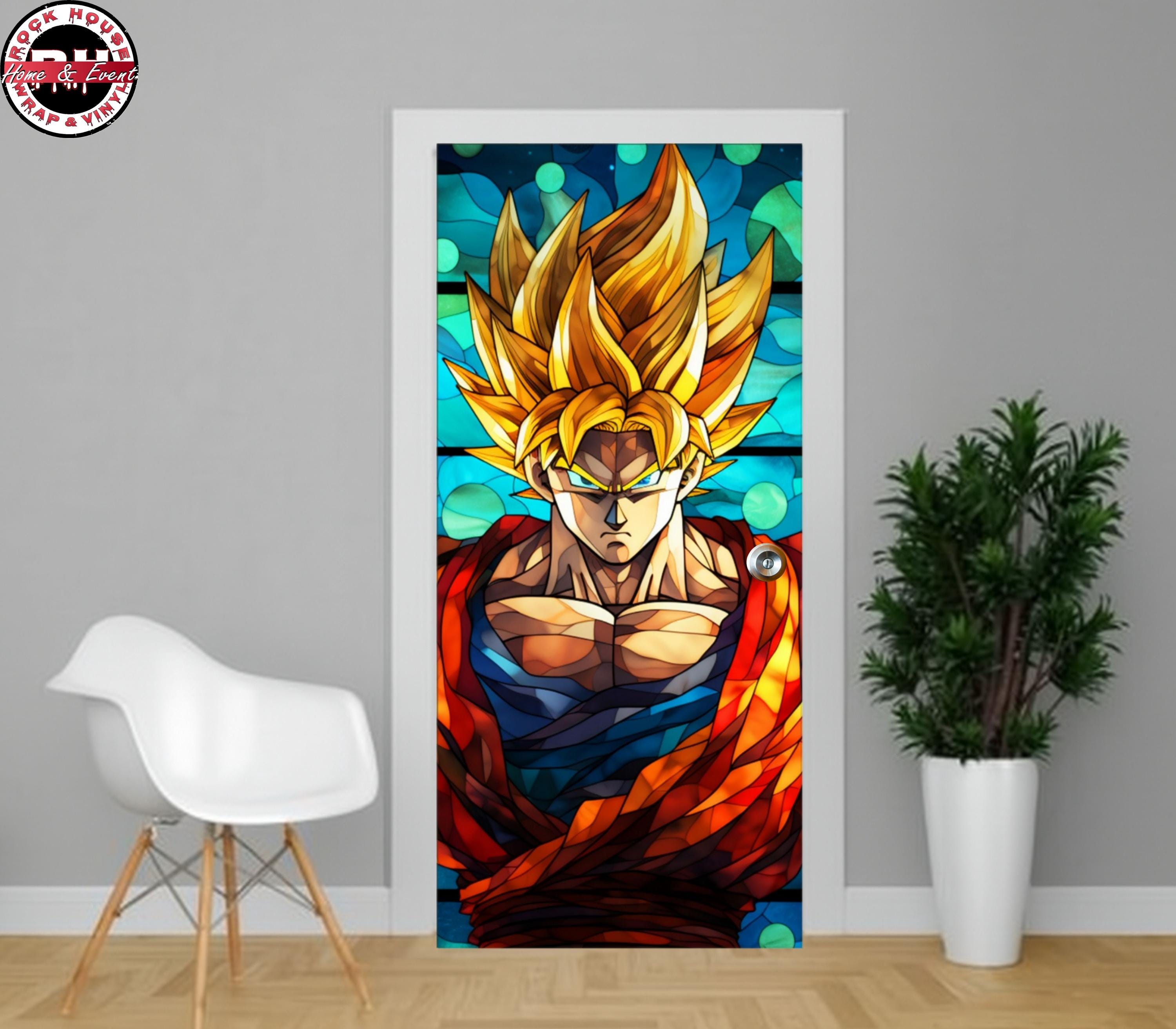Anime Door Wrap –Peel and  Stick Vinyl Door Decal