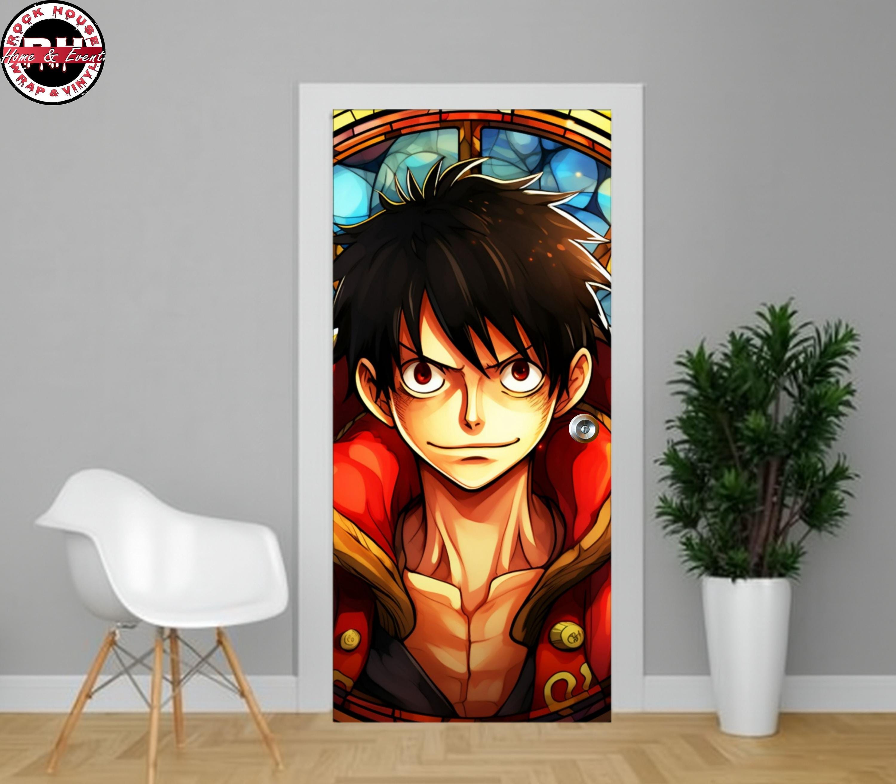 Anime Door Wrap – Peel and  Stick Vinyl Door Decal
