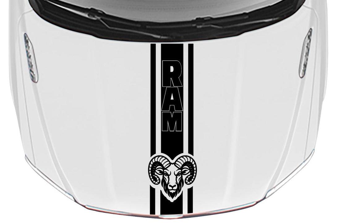 Custom Truck Decals – RAM Hood and Bed Decal