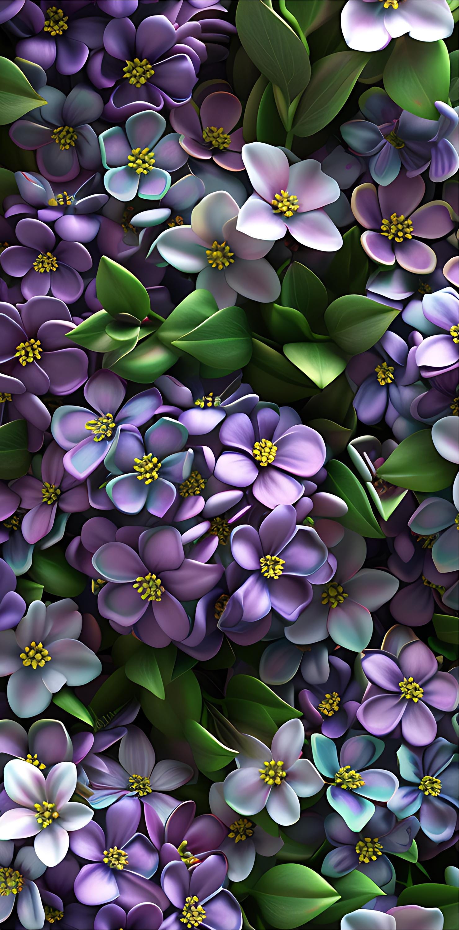 Floral Purple Violets Vinyl Door Wrap – Peel and  Stick Vinyl Door Decal
