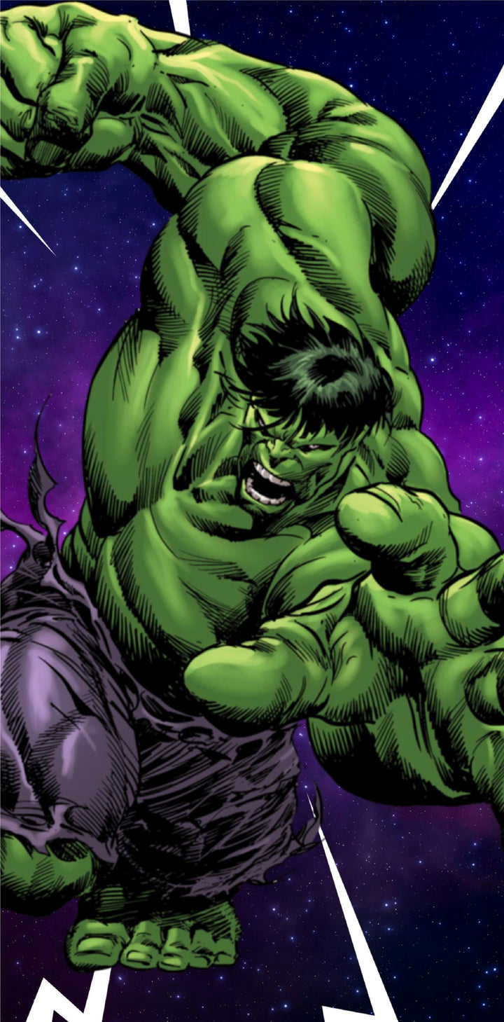 Hulk Door Wrap - Peel and  Stick Vinyl Door Decal