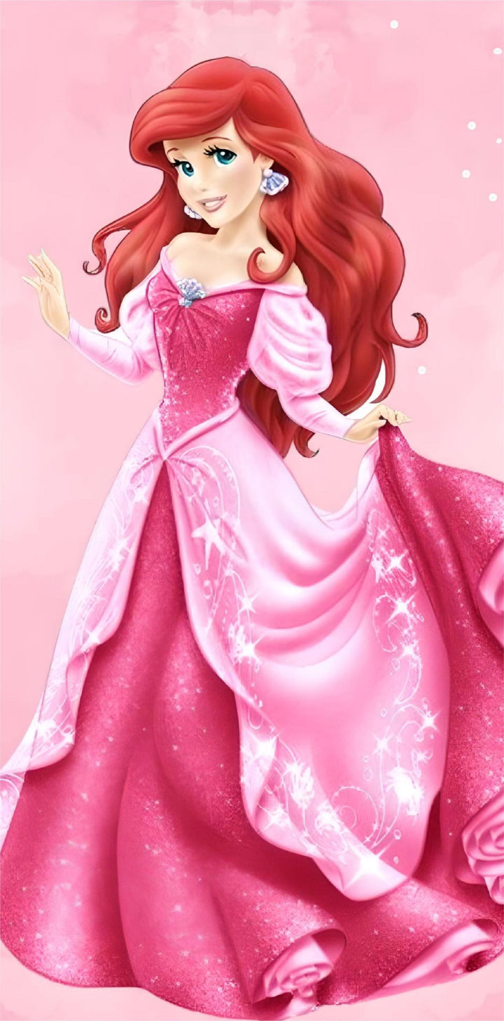 Ariel Princess Door Wrap - Peel and  Stick Vinyl Door Decal
