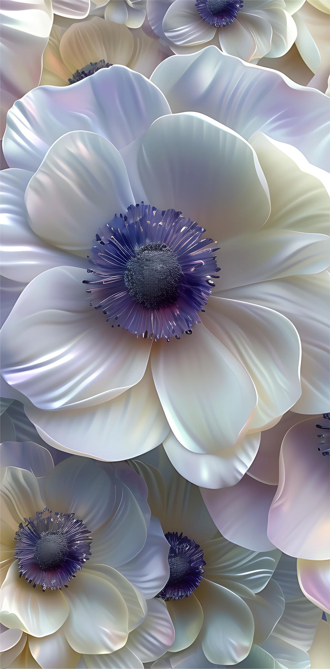 FLORAL_9 Door Wrap WildFlower - Custom Door Wrap
