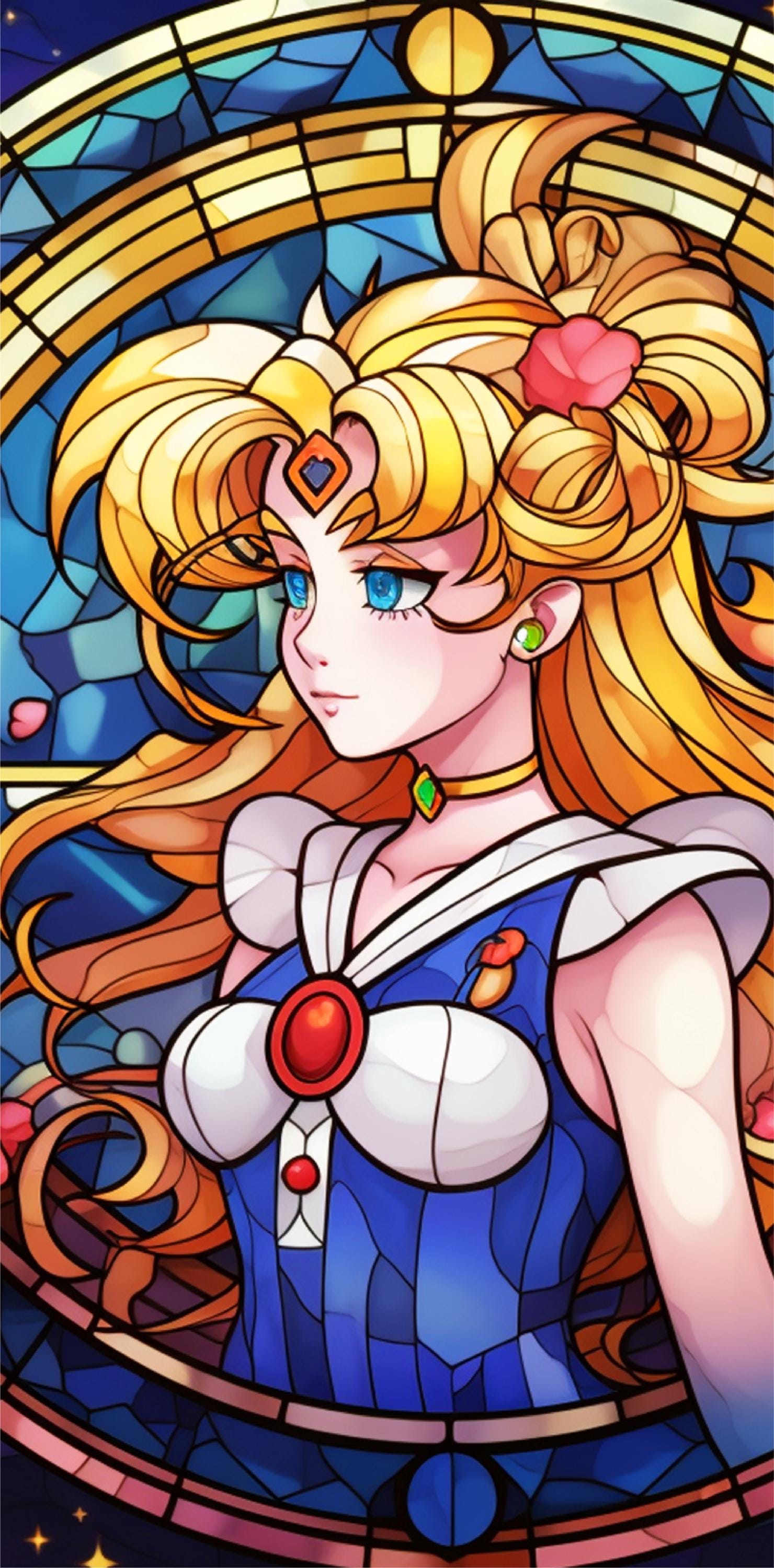 Anime Door Wrap – Sailor Moon Peel and  Stick Vinyl Door Decal