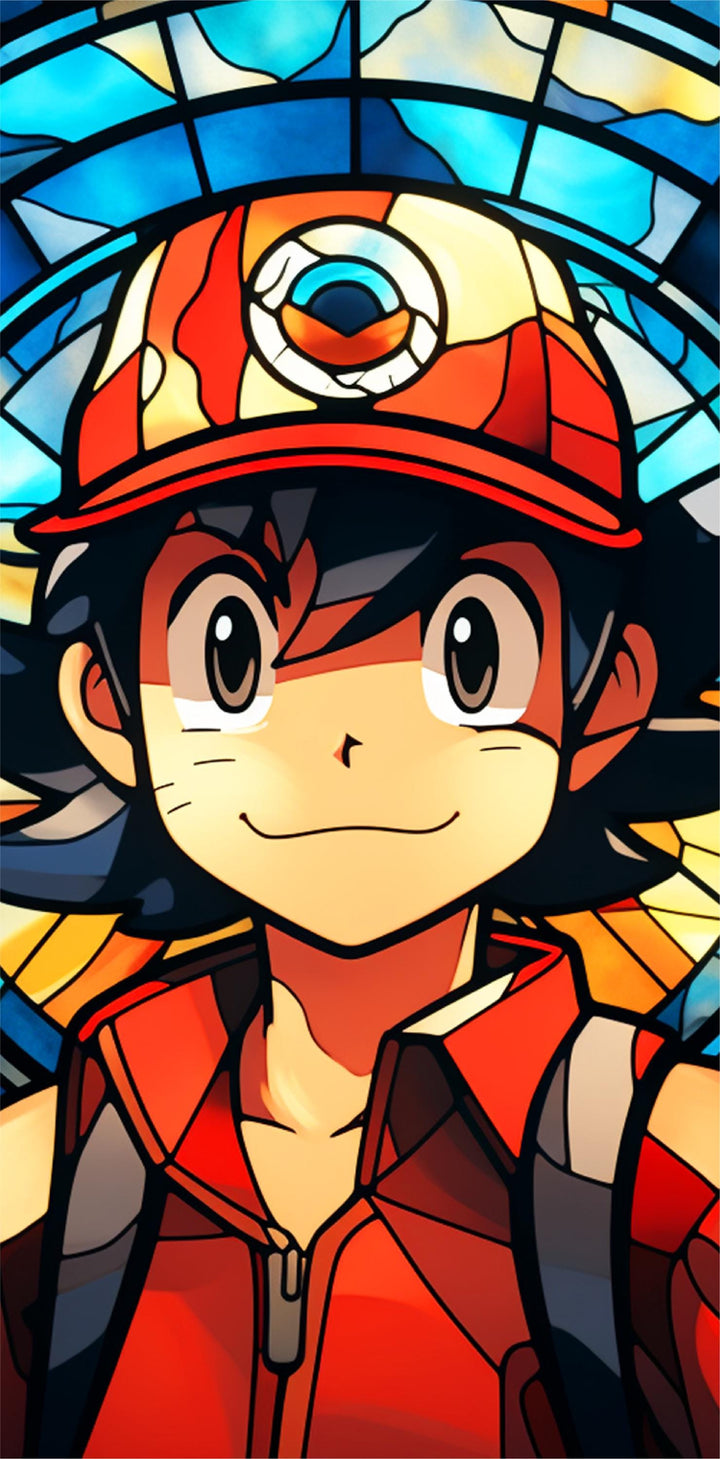 Anime Pokeman Door Wrap - Peel and  Stick Vinyl Door Decal