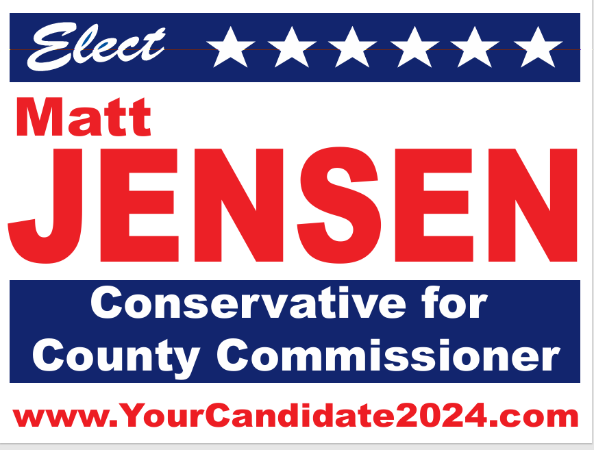 CUSTOM YARD SIGNS_(2 COLOR), 24"x 18"