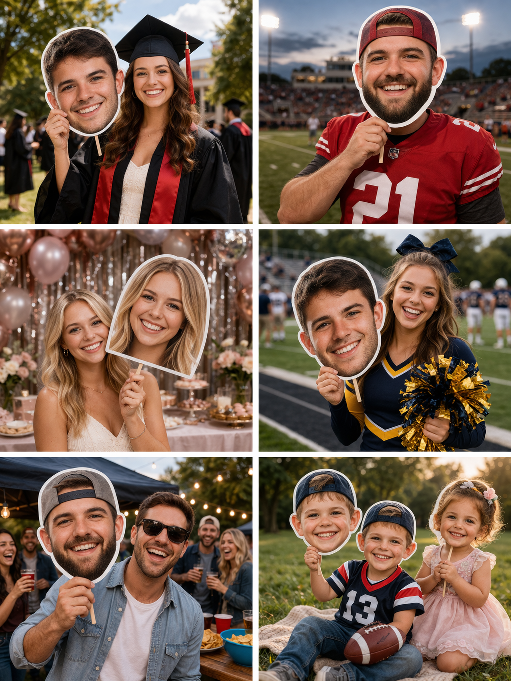Big Head Cutouts