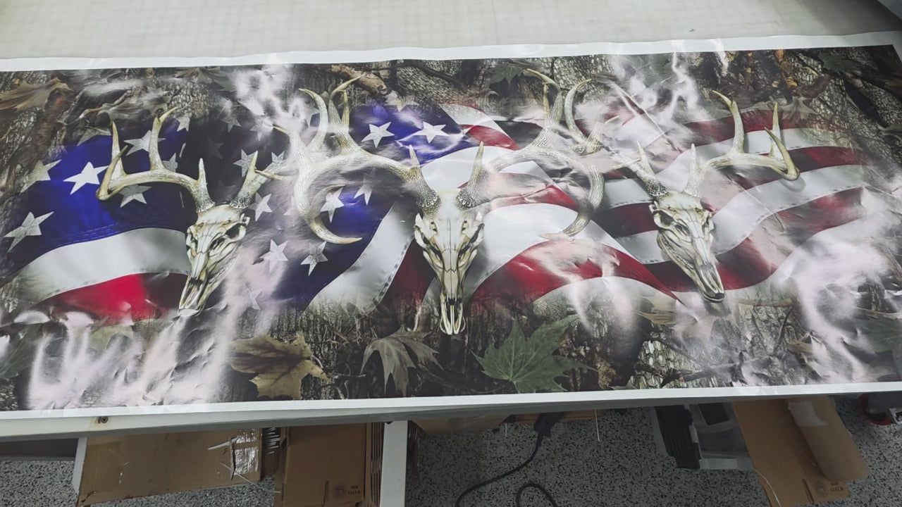 Truck Tailgate Wrap - River Landscape Pickup Vinyl Art Graphic Decal