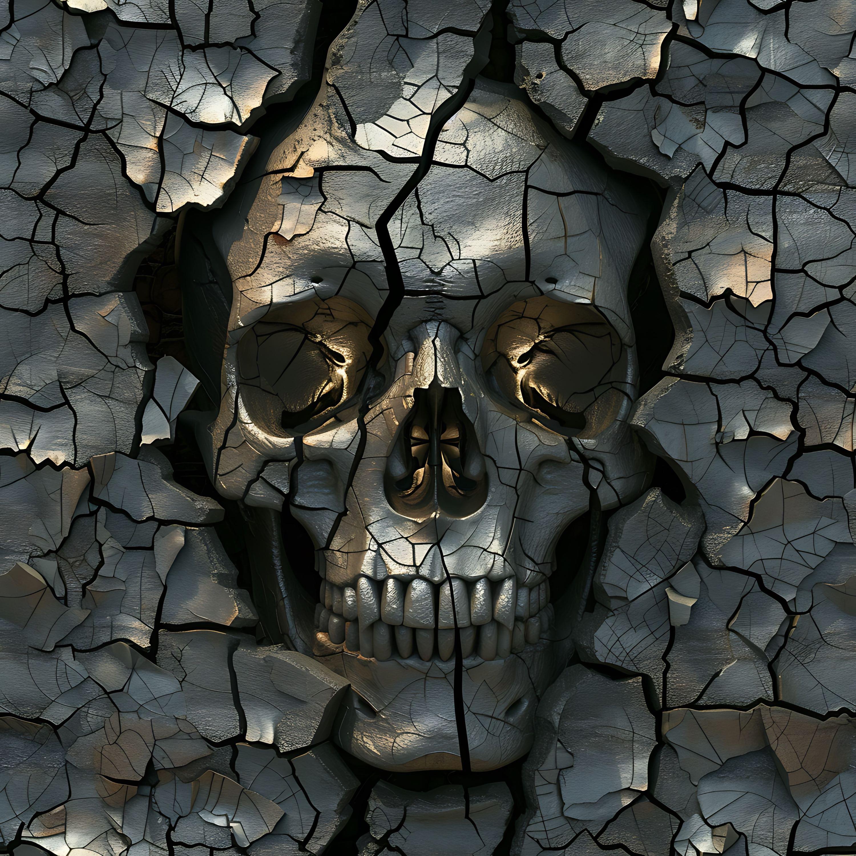 Skull Car & Truck Hood Wrap